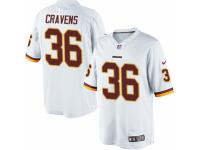 Men's Nike Washington Redskins #36 Su'a Cravens Limited White NFL Jersey
