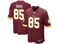 Men's Nike Washington Redskins #85 Vernon Davis Game Burgundy Red Team Color NFL Jersey