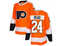 Men's Philadelphia Flyers #24 Matt Read adidas Orange Authentic Jersey