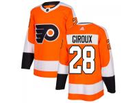 Men's Philadelphia Flyers #28 Claude Giroux adidas Orange Authentic Jersey