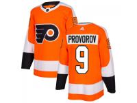 Men's Philadelphia Flyers #9 Ivan Provorov adidas Orange Authentic Jersey