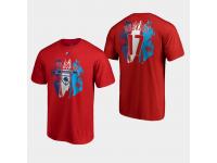 Men's Philadelphia Phillies 2019 Spring Training #17 Red Rhys Hoskins Majestic T-Shirt