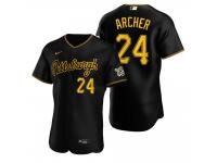 Men's Pittsburgh Pirates Chris Archer Nike Black 2020 Alternate Jersey