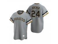 Men's Pittsburgh Pirates Chris Archer Nike Gray Cooperstown Collection Road Jersey