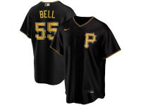 Men's Pittsburgh Pirates Josh Bell Nike Black Alternate 2020 Player Jersey