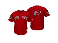 Men's Red Sox 2018 World Series Majestic Scarlet Nathan Eovaldi Cool Base Player Number Jersey