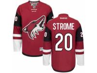 Men's Reebok Arizona Coyotes #20 Dylan Strome Premier Burgundy Red Home NHL Jersey