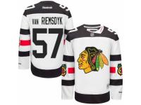 Men's Reebok Chicago Blackhawks #57 Trevor Van Riemsdyk Premier White 2016 Stadium Series NHL Jersey