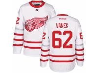 Men's Reebok Detroit Red Wings #62 Thomas Vanek Premier White 2017 Centennial Classic NHL Jersey