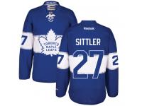 Men's Reebok NHL Toronto Maple Leafs #27 Darryl Sittler Authentic Jersey Royal Blue 2017 Centennial Classic Reebok