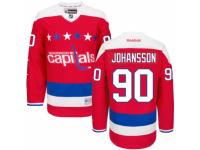 Men's Reebok Washington Capitals #90 Marcus Johansson Premier Red Third NHL Jersey