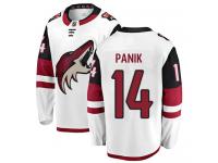 Men's Richard Panik Breakaway White Away NHL Jersey Arizona Coyotes #14