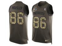 Men's Rob Housler #86 Nike Green Jersey - NFL New England Patriots Salute to Service Tank Top