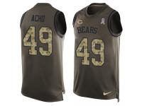 Men's Sam Acho #49 Nike Green Jersey - NFL Chicago Bears Salute to Service Tank Top