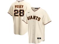 Men's San Francisco Giants Buster Posey Nike Cream Home 2020 Player Jersey