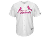 Men's St. Louis Cardinals Majestic White Fashion 2016 Mother's Day Cool Base Replica Team Jersey