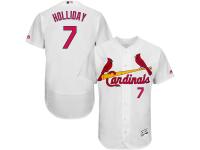 Men's St. Louis Cardinals Matt Holliday Majestic White Flexbase Authentic Collection Player Jersey