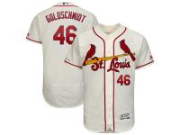 Men's St. Louis Cardinals Paul Goldschmidt Majestic Cream Alternate Authentic Collection Flex Base Player Jersey
