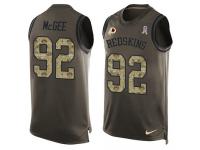 Men's Stacy McGee #92 Nike Green Jersey - NFL Washington Redskins Salute to Service Tank Top
