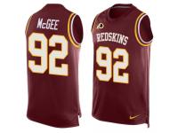 Men's Stacy McGee #92 Nike Red Jersey - NFL Washington Redskins Player Name & Number Tank Top