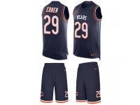 Men's Tarik Cohen #29 Nike Navy Blue Jersey - NFL Chicago Bears Tank Top Suit