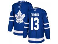 Men's Toronto Maple Leafs #13 Mats Sundin adidas Blue Authentic Jersey