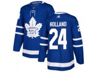Men's Toronto Maple Leafs #24 Peter Holland adidas Blue Authentic Jersey