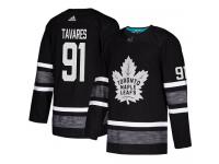 Men's Toronto Maple Leafs #91 John Tavares Adidas Black Authentic 2019 All-Star NHL Jersey