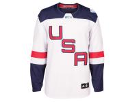 Men's US Hockey adidas White World Cup of Hockey 2016 Premier Jersey