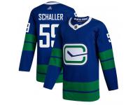 Men's Vancouver Canucks #59 Tim Schaller Royal Blue Alternate Hockey Jersey