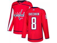 Men's Washington Capitals #8 Alexander Ovechkin adidas Red Authentic Jersey