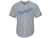 Men's Washington Nationals Majestic Gray Fashion 2016 Father's Day Cool Base Replica Jersey