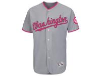 Men's Washington Nationals Majestic Gray Road 2016 Mother's Day FlexBase Team Jersey