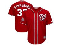 Men's Washington Nationals Stephen Strasburg Majestic Scarlet 2018 All-Star Game Alternate Cool Base Player Jersey