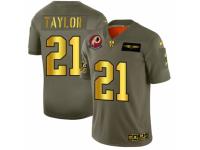 Men's Washington Redskins #21 Sean Taylor Limited Olive Gold 2019 Salute to Service Football Jersey