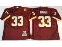 Men's Washington Redskins #33 Sammy Baugh Red Throwback Jersey