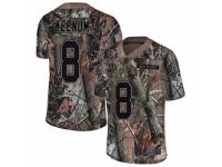 Men's Washington Redskins #8 Case Keenum Limited Camo Rush Realtree Football Jersey