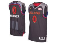 Men's Western Conference Russell Westbrook adidas Charcoal 2017 NBA All-Star Game Swingman Jersey
