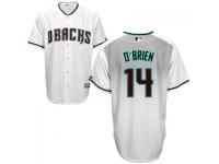 MLB Arizona Diamondbacks #14 Peter O'Brien Men White Cool Base Jersey