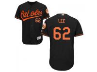 MLB Baltimore Orioles #62 Chris Lee Men Black Authentic Flexbase Collection Jersey