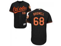 MLB Baltimore Orioles #68 Parker Bridwell Men Black Authentic Flexbase Collection Jersey