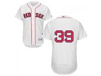 MLB Boston Red Sox #39 Carson Smith Men White Authentic Flexbase Collection Jersey