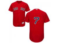 MLB Boston Red Sox #7 Christian Vazquez Men Red Authentic Flexbase Collection Jersey
