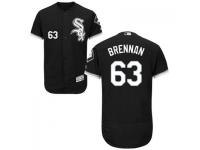 MLB Chicago White Sox #63 Brandon Brennan Men Black Authentic Flexbase Collection Jersey