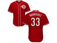 MLB Cincinnati Reds #33 Yorman Rodriguez Men Red Cool Base Jersey