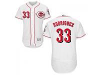 MLB Cincinnati Reds #33 Yorman Rodriguez Men White Authentic Flexbase Collection Jersey