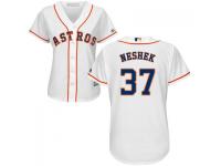 MLB Houston Astros #37 Pat Neshek Women White Cool Base Jersey