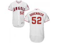 MLB Los Angeles Angels #52 Matt Shoemaker Men White Authentic Flexbase Collection Jersey