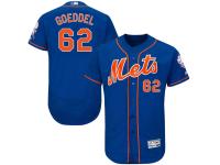 MLB New York Mets #62 Erik Goeddel Men Royal Authentic Flexbase Collection Jersey