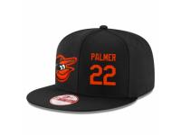 MLB 's New Era Baltimore Orioles #22 Jim Palmer Stitched Snapback Adjustable Player Hat - Black Orange
